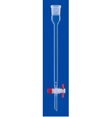 Хроматографическая колонка Lenz 400 мм, 125 мл, NS29/32, PTFE кран, стекло