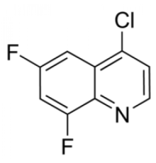4-Хлор-6,8-дифторхинолин, 97%, Alfa Aesar, 1 г
