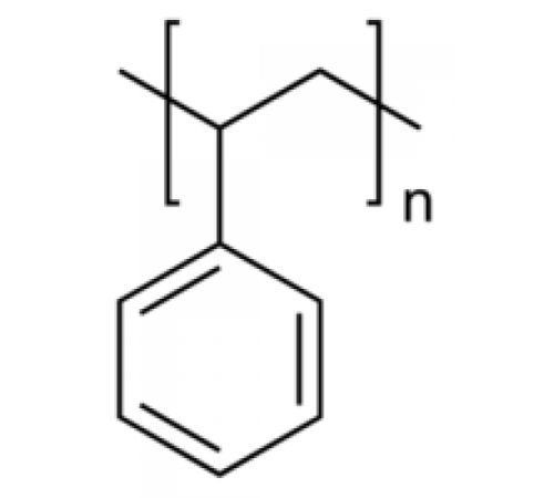 Поли(стирол), в среднем M.W. 260,000, Acros Organics, 1кг