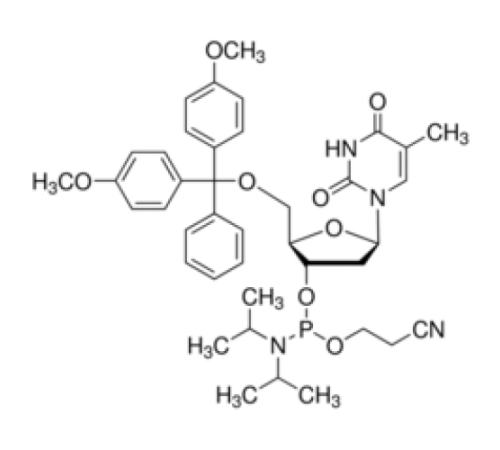 DMT-dT Phosphoramidite, настроенный для PerkinElmer, настроенный для Polygen Sigma T111080