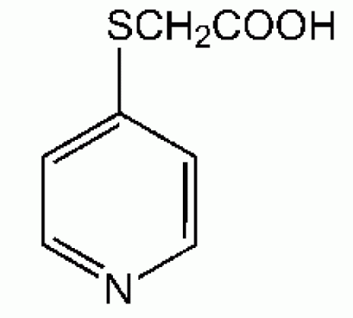 (4-пиридилтио) уксусная кислота, 98%, Alfa Aesar, 25 г